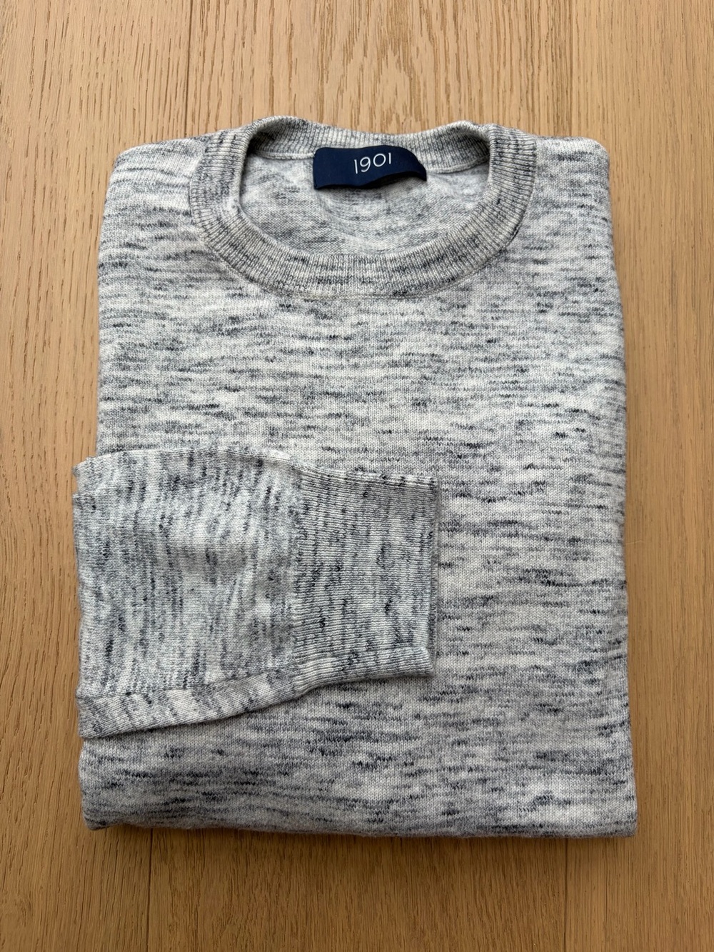 Nordstrom 1901 Men's Heather Gray Crewneck Sweater